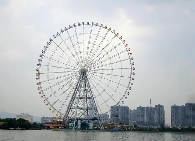 Gwydion M. Williams - View of Wuxi from Lake Tai